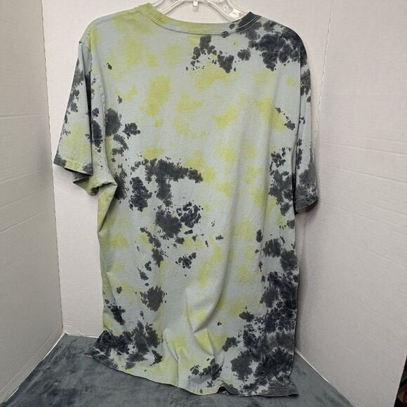 Volcom Iconic Dye Short Sleeve Tshirt Lime Tie-Dye Men’s Size XL - Picture 5 of 8
